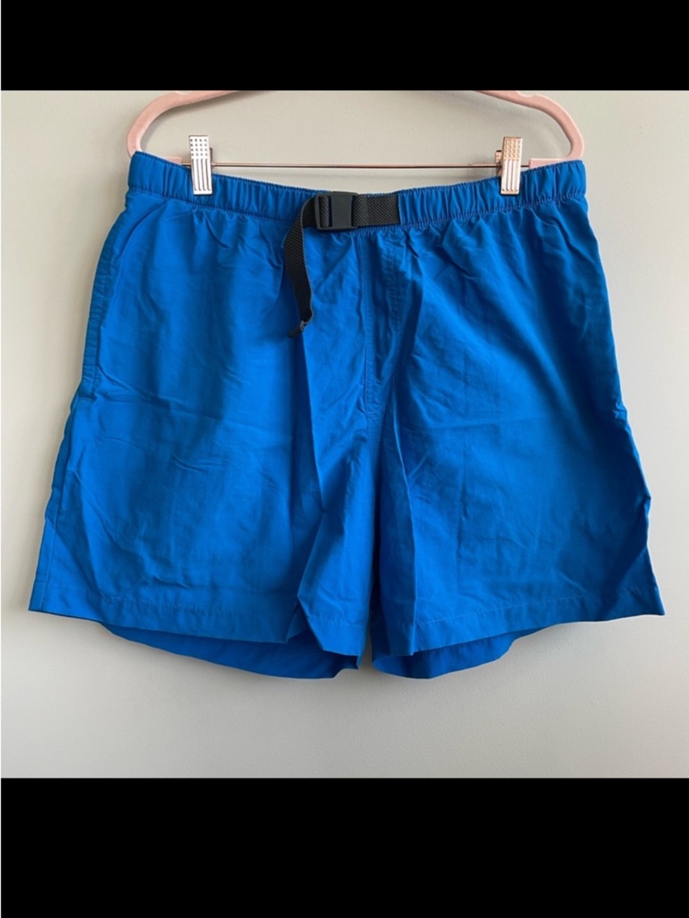 Columbia Blue Whidbey Mesh Lined Buckle Front Water Shorts